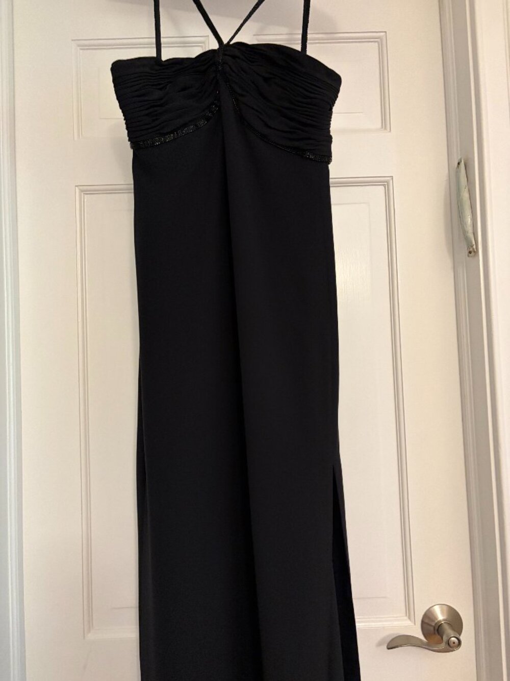 100% Silk Black Armani Gown Size 10/46